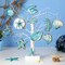 30 Pcs Summer Ocean Animals Ornaments Summer Ornaments for Tree Wooden Beach Hanging Ornaments Ocean Themed Ornaments with String Wooden Slices Summer Decor for Home Small Tree Party
